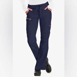 Koi Scrubs Blue Cargo Straight Leg Pants Size SP